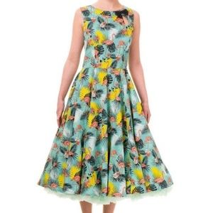 Pin-Up Flamingo Dress